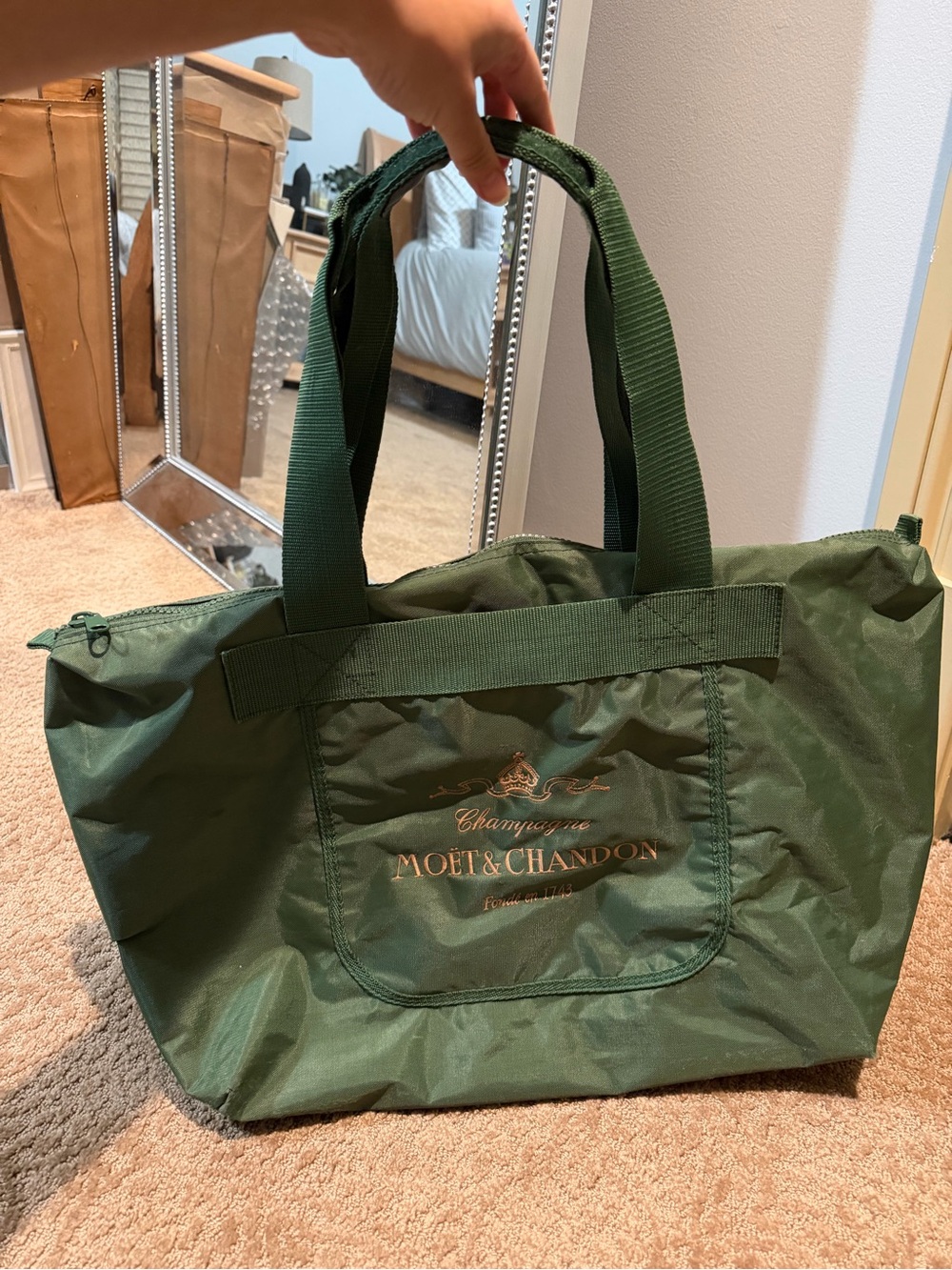 Moët & Chandon Green Tote Bag